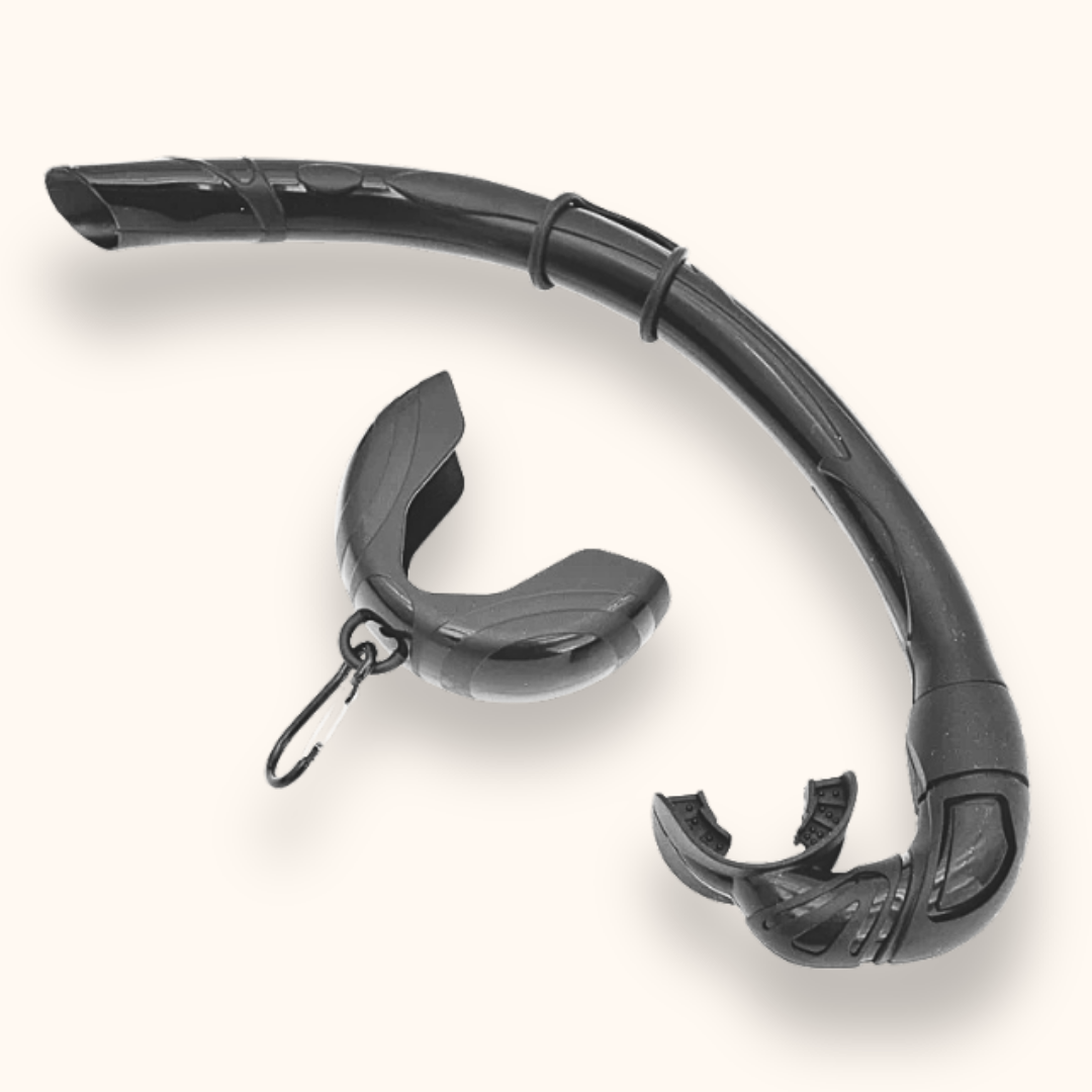 1Pcs Black All Silicone Wet Breathing Tube Full Silica Gel Foldable Snorkeling Snorkel Free Diving Scuba Swim Equipment